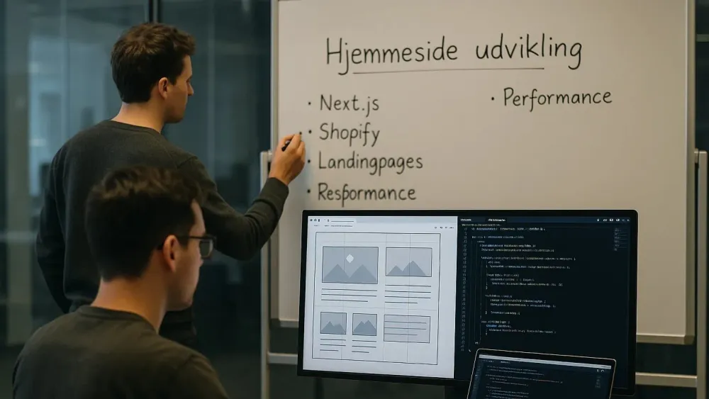 Hjemmeside udvikling